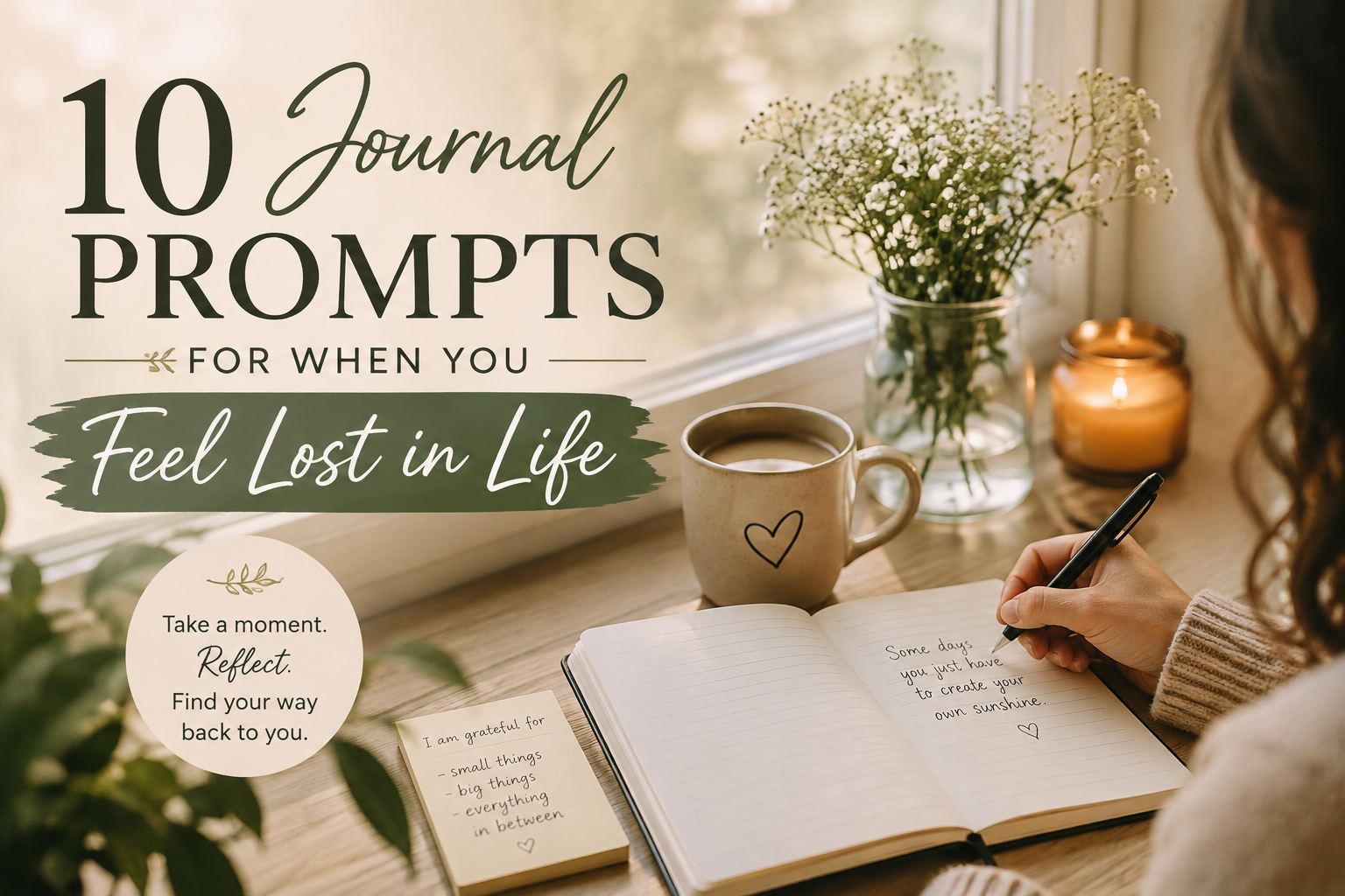 10 Journal Prompts for When You Feel Lost in Life